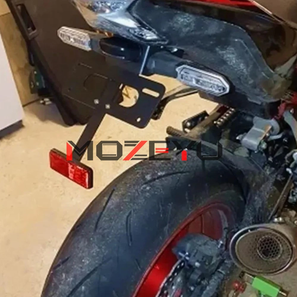 

Universal For BMW For DUCATI For honda For Yamaha License Plate Holder Parts Extend Tail Reflector Fender Eliminator Accessories