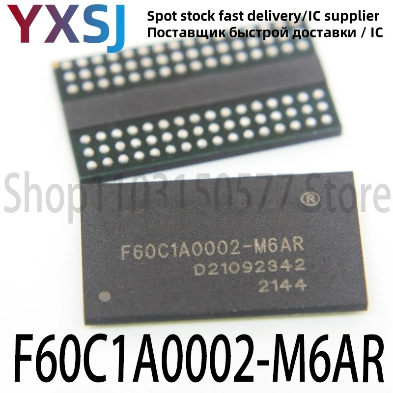 Componentes electrónicos de memoria de acceso aleatorio dinámica (DRAM) F60C1A0002-M6AR FBGA-96 de 5 piezas
