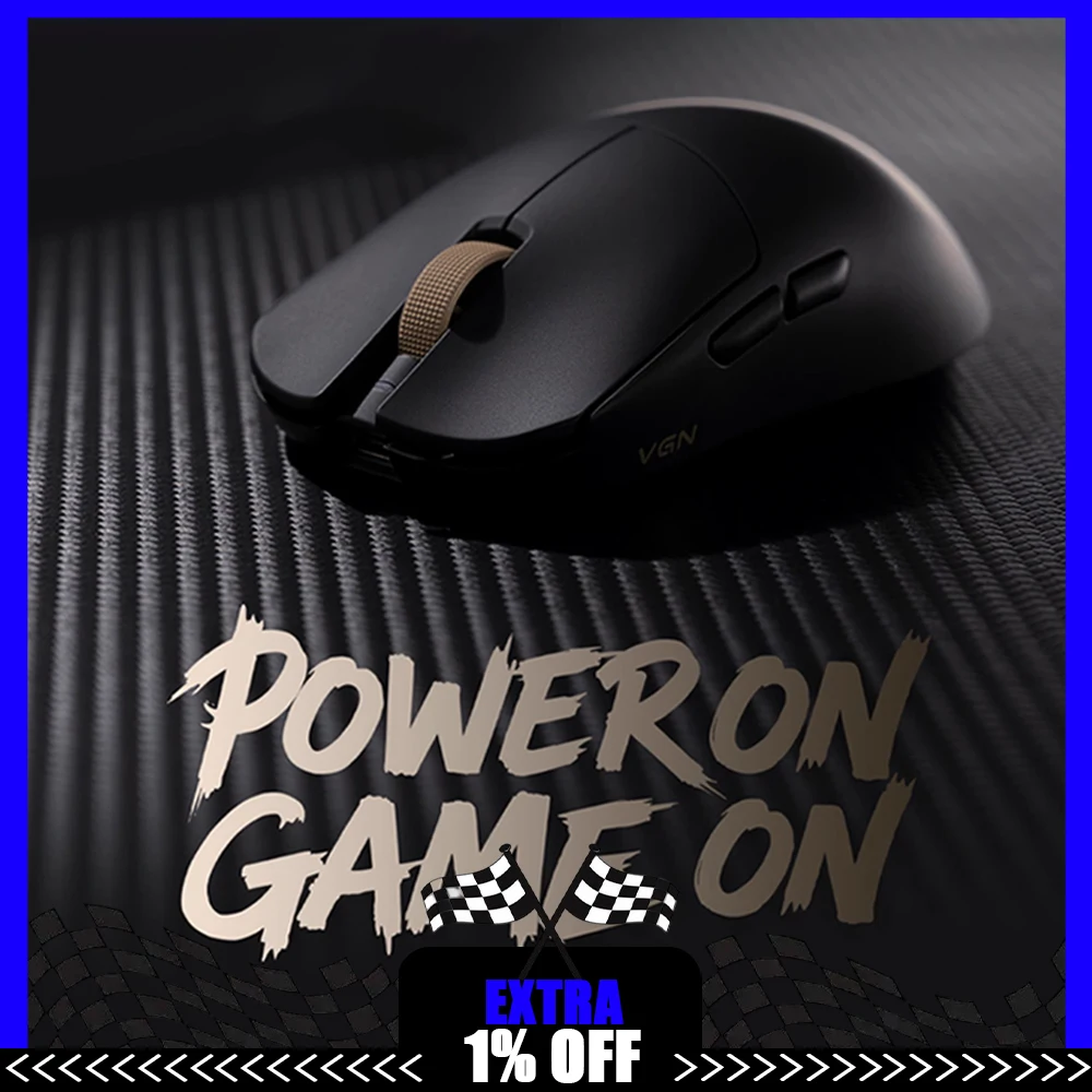 

VGN Dragonfly F2 Wireless Mouse Tri Mouse Mouse Paw3395 Paw3950 8000Hz Lightweight Gaming Mice PC Accessories for CS Valorant