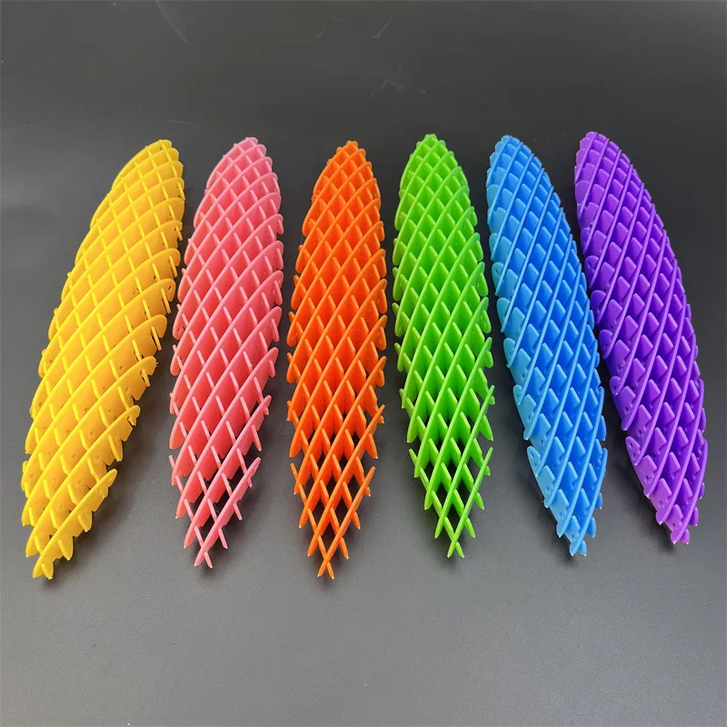 3D Dekompression elastische Mesh Spielzeug solide bedruckte Rettich Dekompression Heils pielzeug Stretch Anti Stress kleine Spielzeug Ornamente