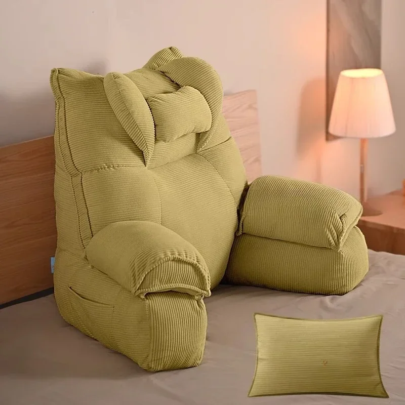 Mat bed waist protection playing mobile phone for the elderly removable and washable large cushion