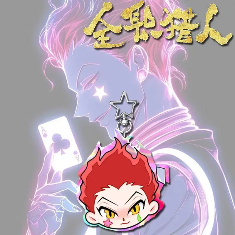 พวงกุญแจอะคริลิคการ์ตูนอนิเมะนักล่าใหม่ อิลลิมิ โซลดิค ฮิโซกะ ของตกแต่งกระเป๋าเป้นักเรียนสุดเท่แบบปรับแต่งได้