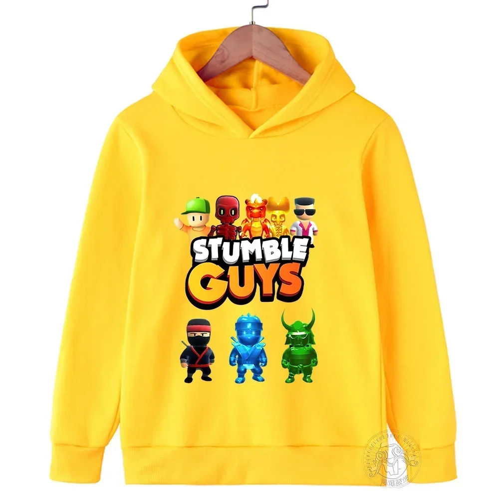 Bambini Anime inciampa ragazzi felpe con cappuccio Pullover a maniche lunghe ragazzi ragazze gioco stampa felpe con cappuccio inciampa ragazzi