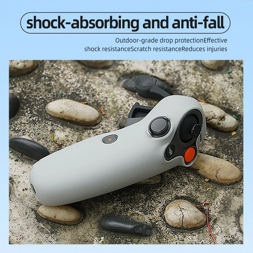 BRDRC Silicone Cover for DJI Avata 2 Drone for RC Motion 3 Remote Controller Anticollision Protective Avata2 Motion3 Accessories