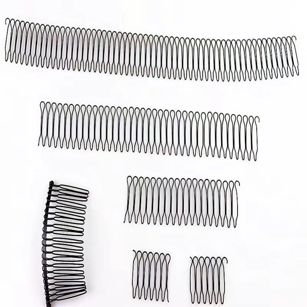 

U-образная фиксирующая расческа для волос, 6-компонентный держатель для челки Бобби, инструмент для укладки, растягивающаяся заколка для волос U-образной формы, волнистая расческа, зажимы, пружина