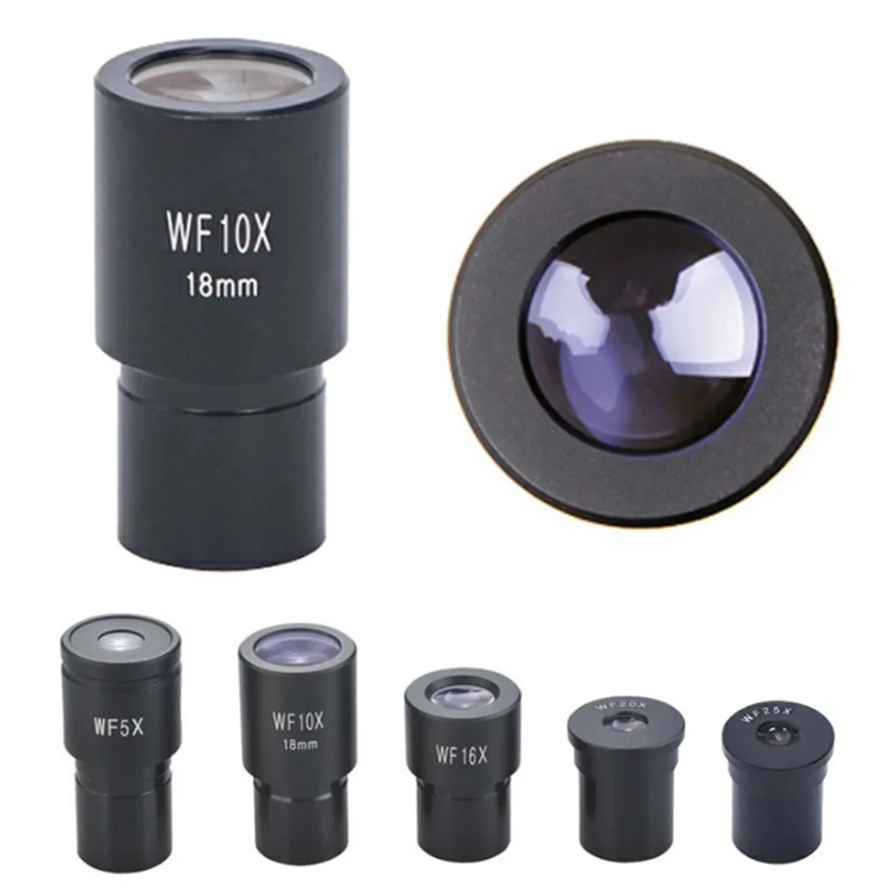 Agnicy mikroskop szerokokątny okular WF5X WF10X WF16X WF20X WF25X interfejs 23.2mm duże pole widzenia widzenia