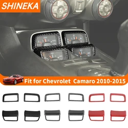 SHINEKA Car Gear Shift Front Instrument Dashboard Panel Decoration Cover for Chevrolet Camaro 2010 2011 2012 2013 2014 2015