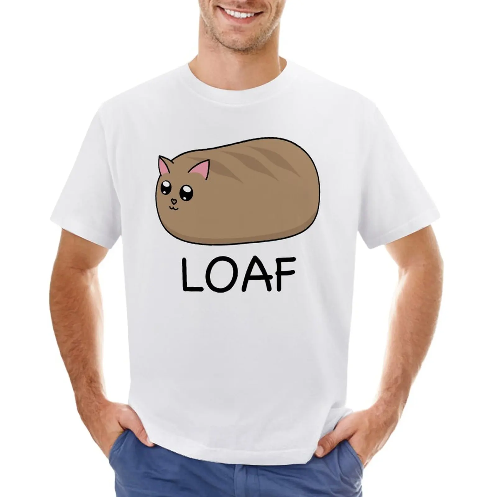 Heavy Mental Music Cats Meme Cute Cat Loaf 2 T-shirt Harajuku Movement  Funny Tees Graphic Vintage Fitness USA Size image 4