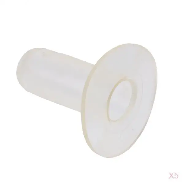 5 Pcs Premium Silicone Replacement Farm Small Animal Cow Drinking Milk with Multi Holes, Out Evenly