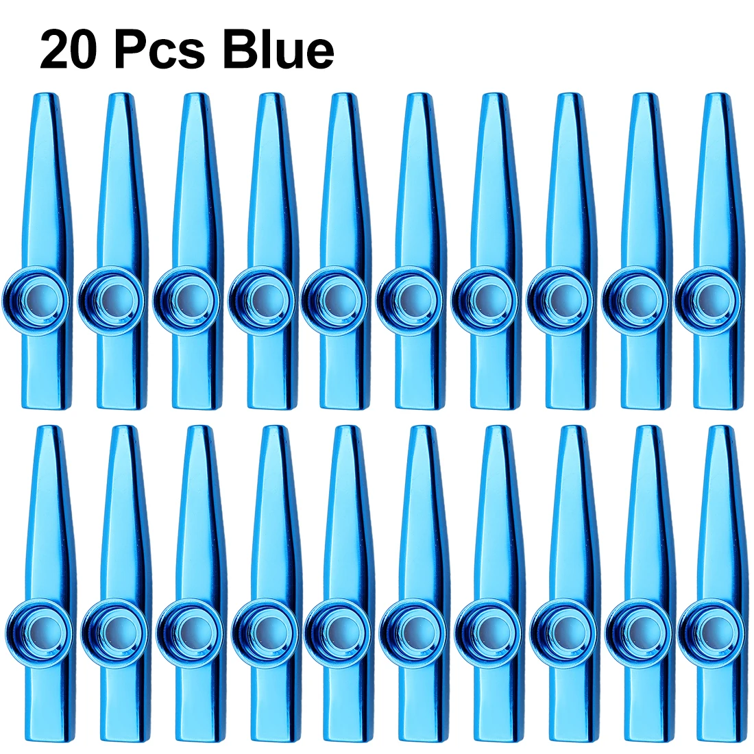 10/20 Stuks Kazoo Metalen Kleurrijke Kazoos Orff Muziekinstrumenten Fluiten Membraan Mond Kazoos Gitaar Mate Lichtgewicht Kazoo