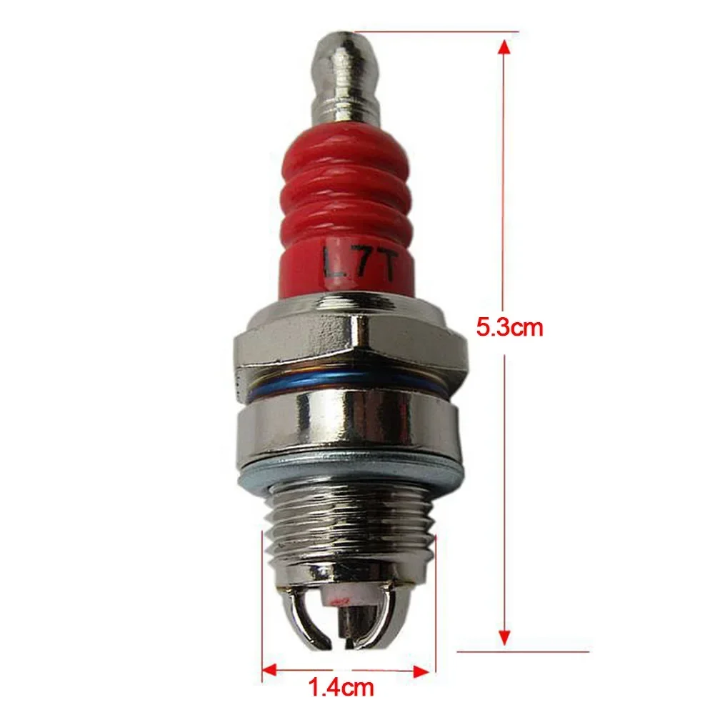 Imagem -06 - Spark Plug L7t Polo de Três Lados Pólo de um Lado para Motosserra a Gasolina e Cortador de Escova Velas de Ignição Tempos