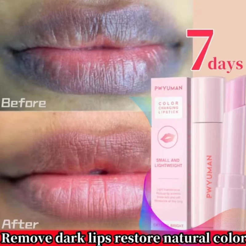 Whiten Remove Dark Lip Balm Deep Moisturize Lighten Melanin Mask Gloss Oil Exfoliate Nourish Fade Lip Line Korean Sleep Lipstick