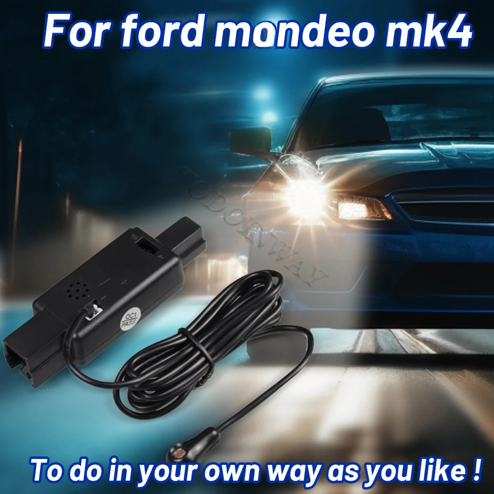 LED Auto headlight sensor car dashboard fog light button module coming leaving home for ford mondeo mk4 2008 upgrade interior