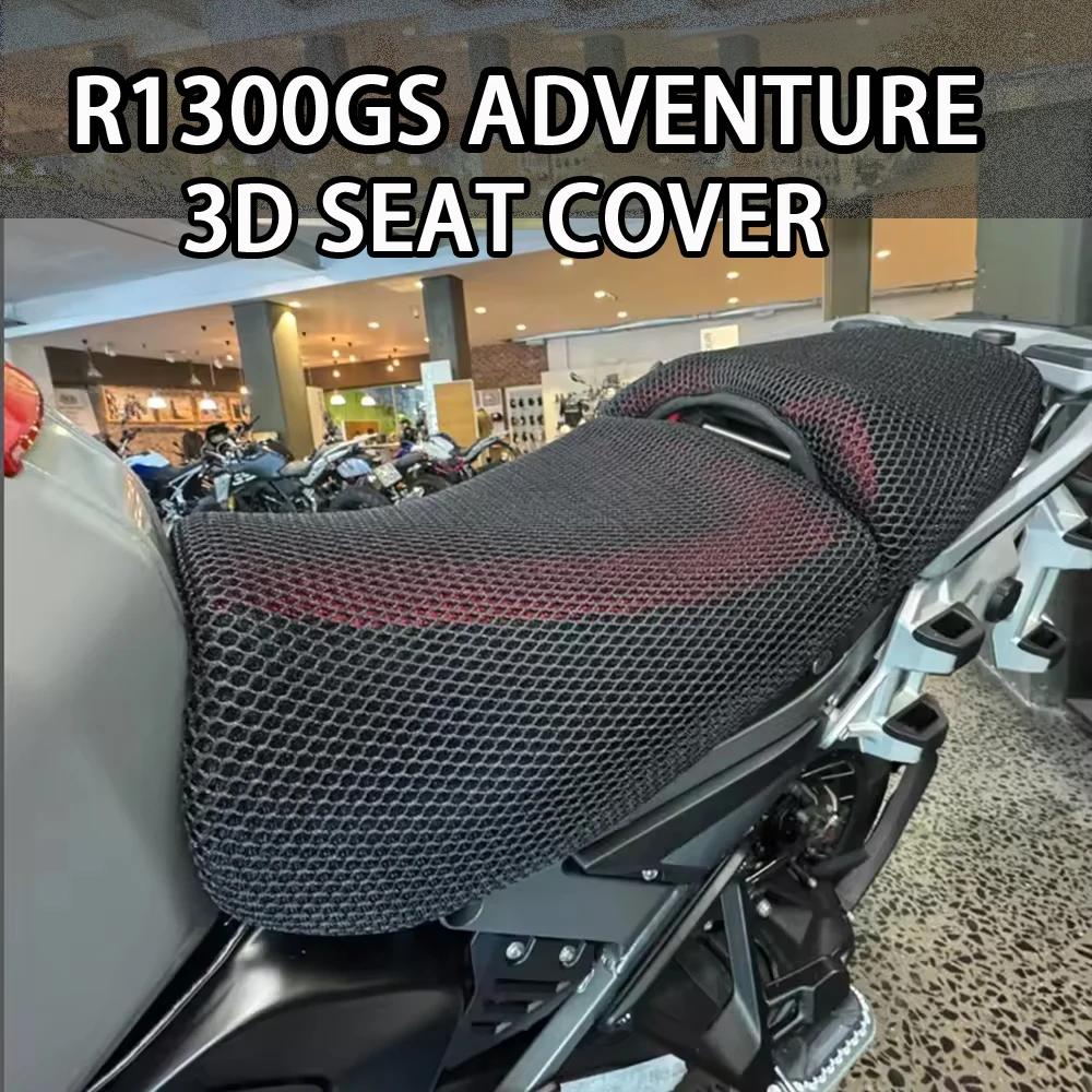 

R1300GS Adventure Seat Cover Motorcycle 3D Airflow Seat Cover For Bmw R1300 GS ADV R1300GSA ADV1300 3D Honeycomb Mesh Seat Cover