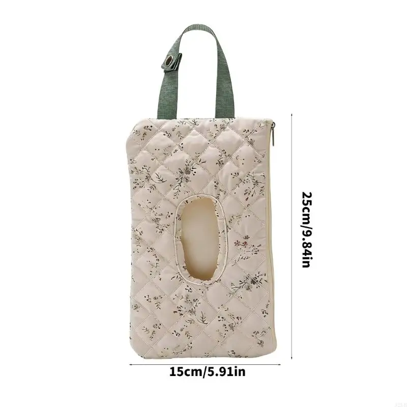Baby Strollers Tissue Holder With Wide Opening Design Large Capacity Storage And Portable Hanging Strap For Easy Access A2UB