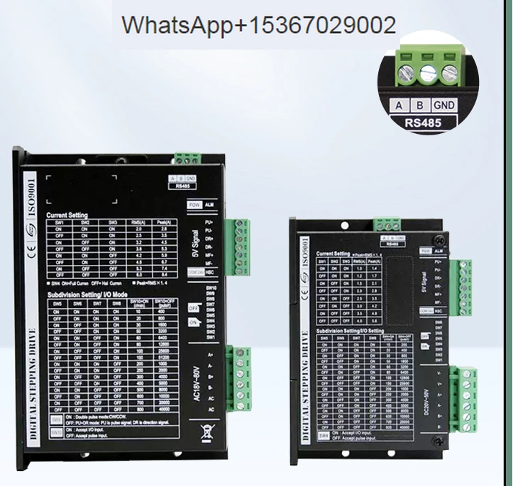 

42/57/86 two-phase stepper motor driver 485 interface modbus communication pulse control DC power supply