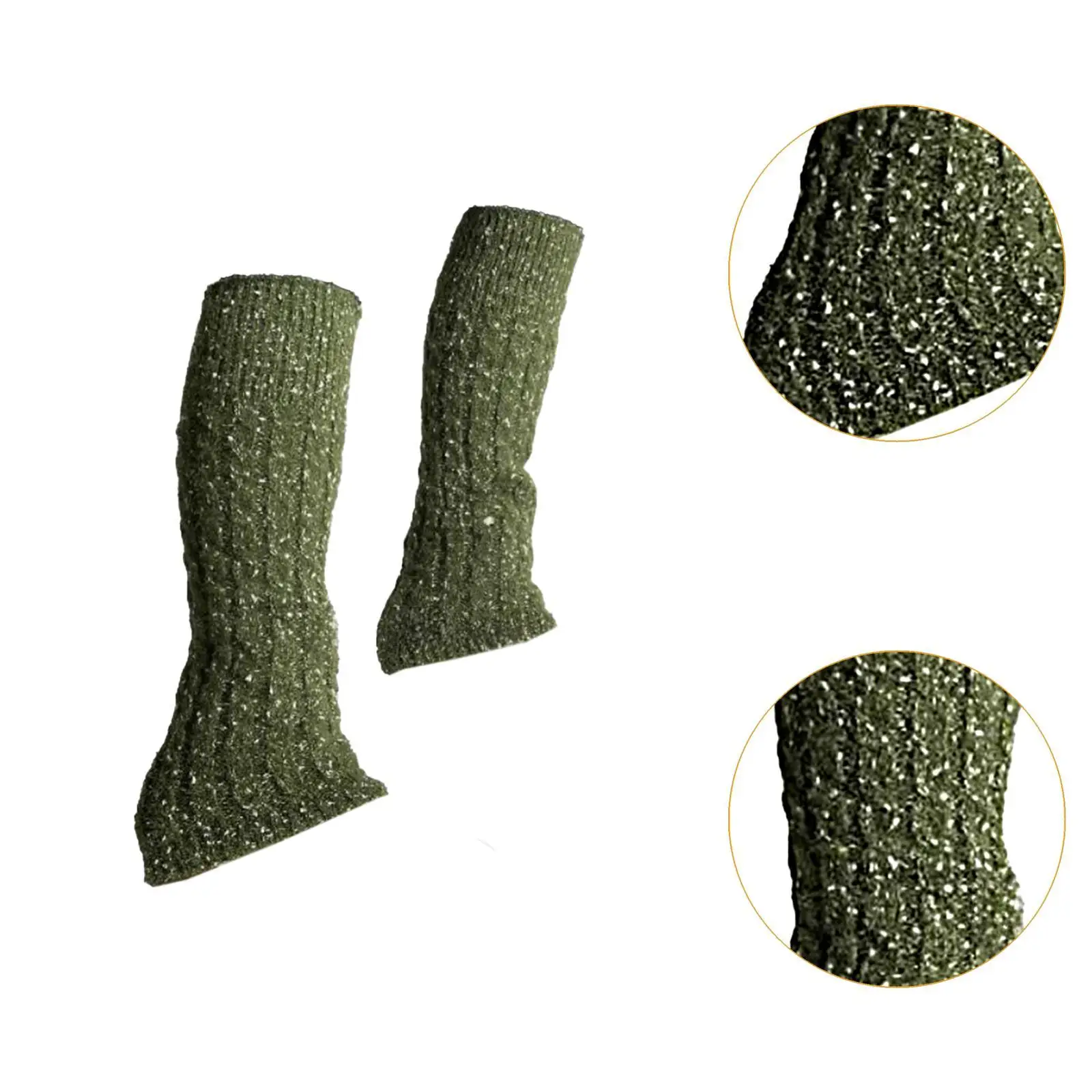 아이스 피겨 스케이팅 레그 워머 니트 스케이팅 양말 부드러운 니트 두꺼운 용품