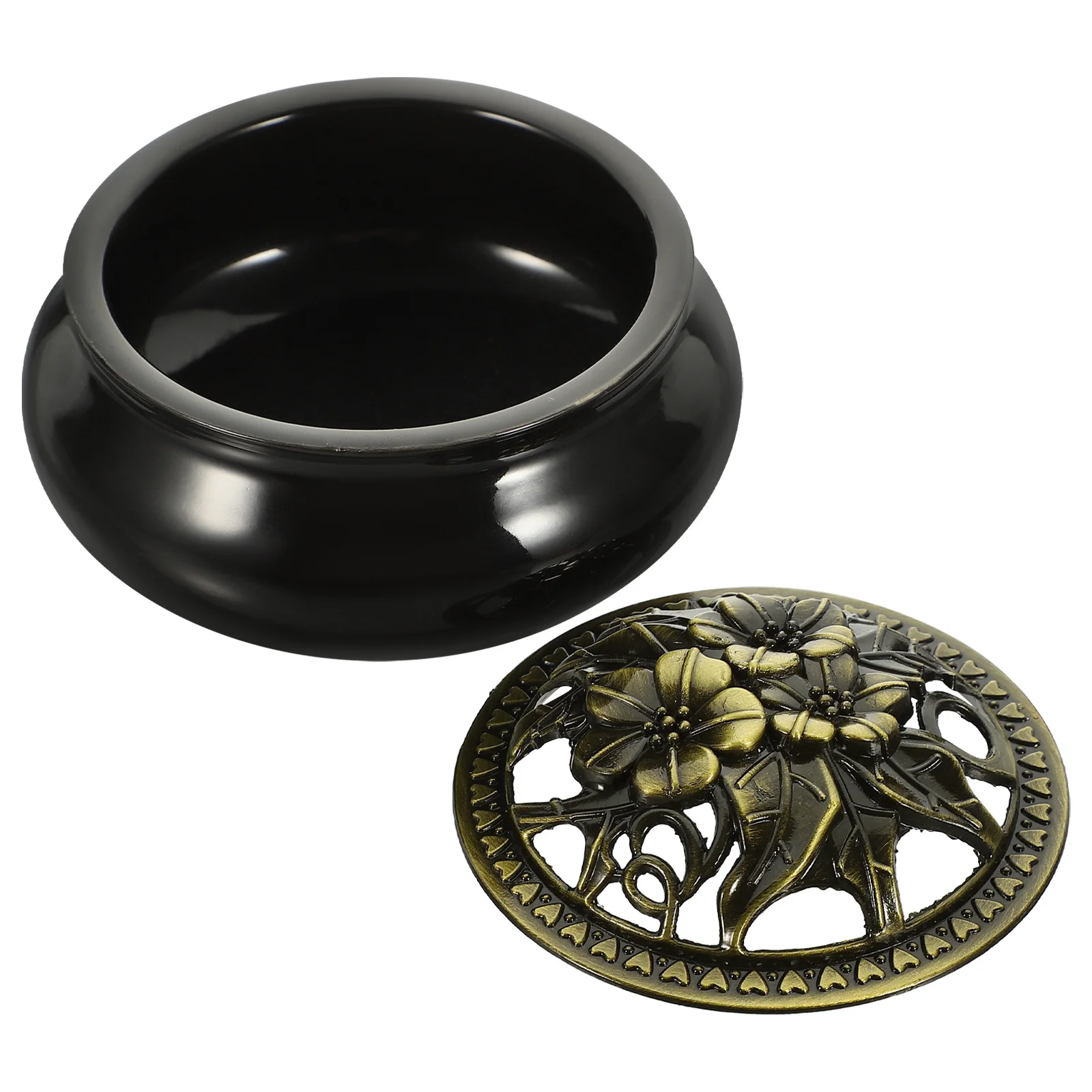 

Ceramic Incense Burner for Aromatherapy Home Decor Stove 3.94 x 3.94 x 2.36 inch