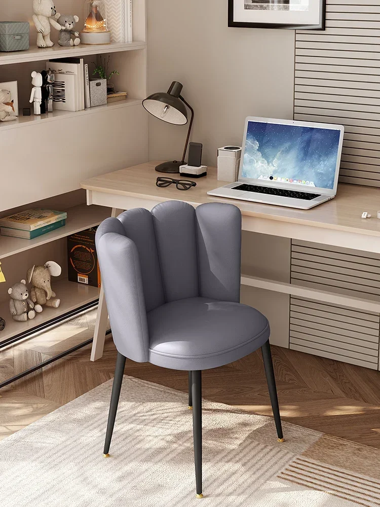 Computer chair Home study backrest Single sofa Girl dormitory desk chair