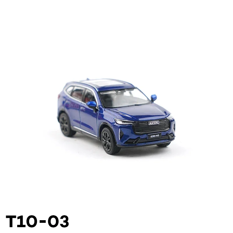 1/64 Scale Haval H6 Gen.3 Off-roadรถจําลองรถรุ่นStaticจอแสดงผลของเล่นสะสมของขวัญของที่ระลึกDecration