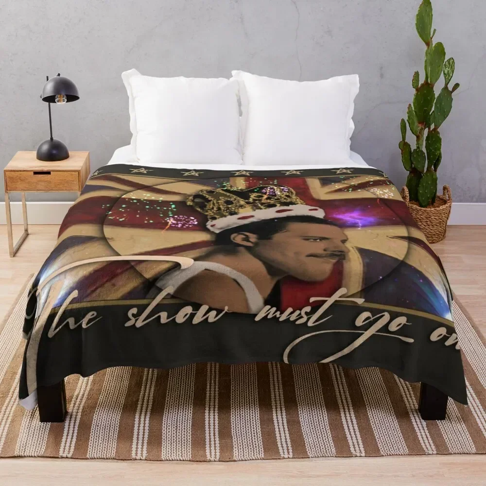 

The show must go on Throw Blanket Soft Breathable Blanket for Night Sleeping