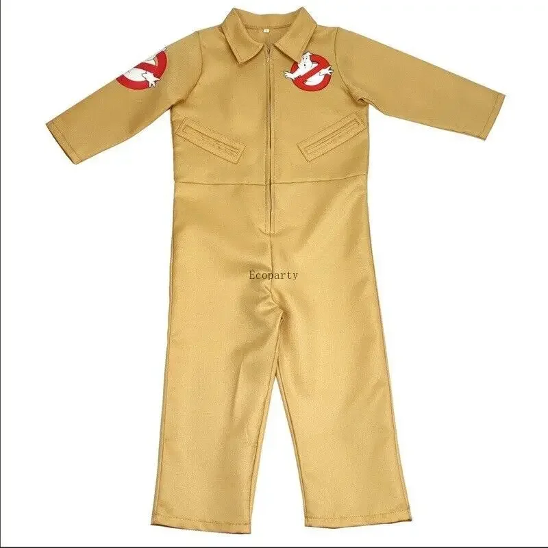 Jungen Ghostbusters Kostüm Kinder Ghost Catchers Kind Mädchen 80er Jahre Halloween Overall Halloween Kostüm Disfraz Mujer Kleid Ecoparty