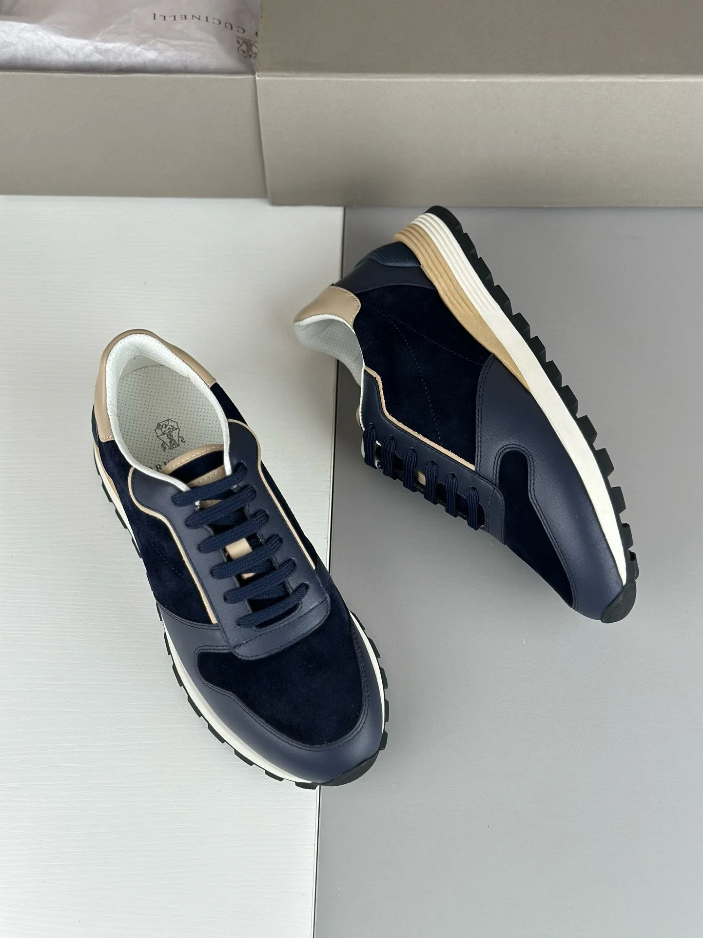 2025DIKU JING  New Men's Casual Sports Shoes | Wool Mixed Fabric Running Shoes 39-46