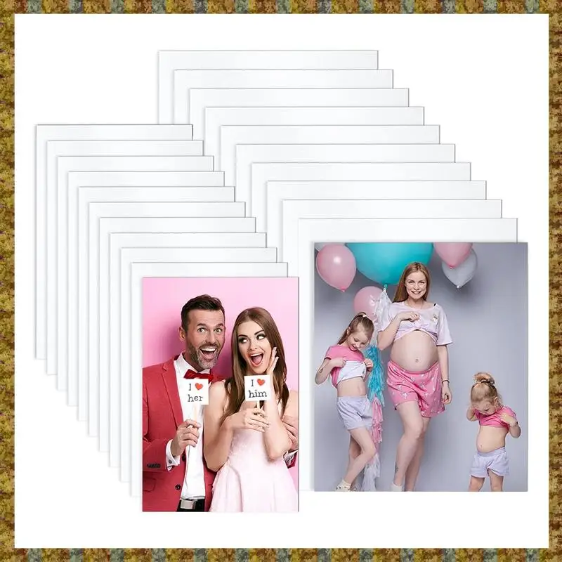 20 قطعة الفراغات التسامي الألومنيوم الحرارة الصحافة المعادن صور الفراغات DIY بها بنفسك علامة معدنية فارغة التسامي الفراغات المعدنية لغرفة دائم