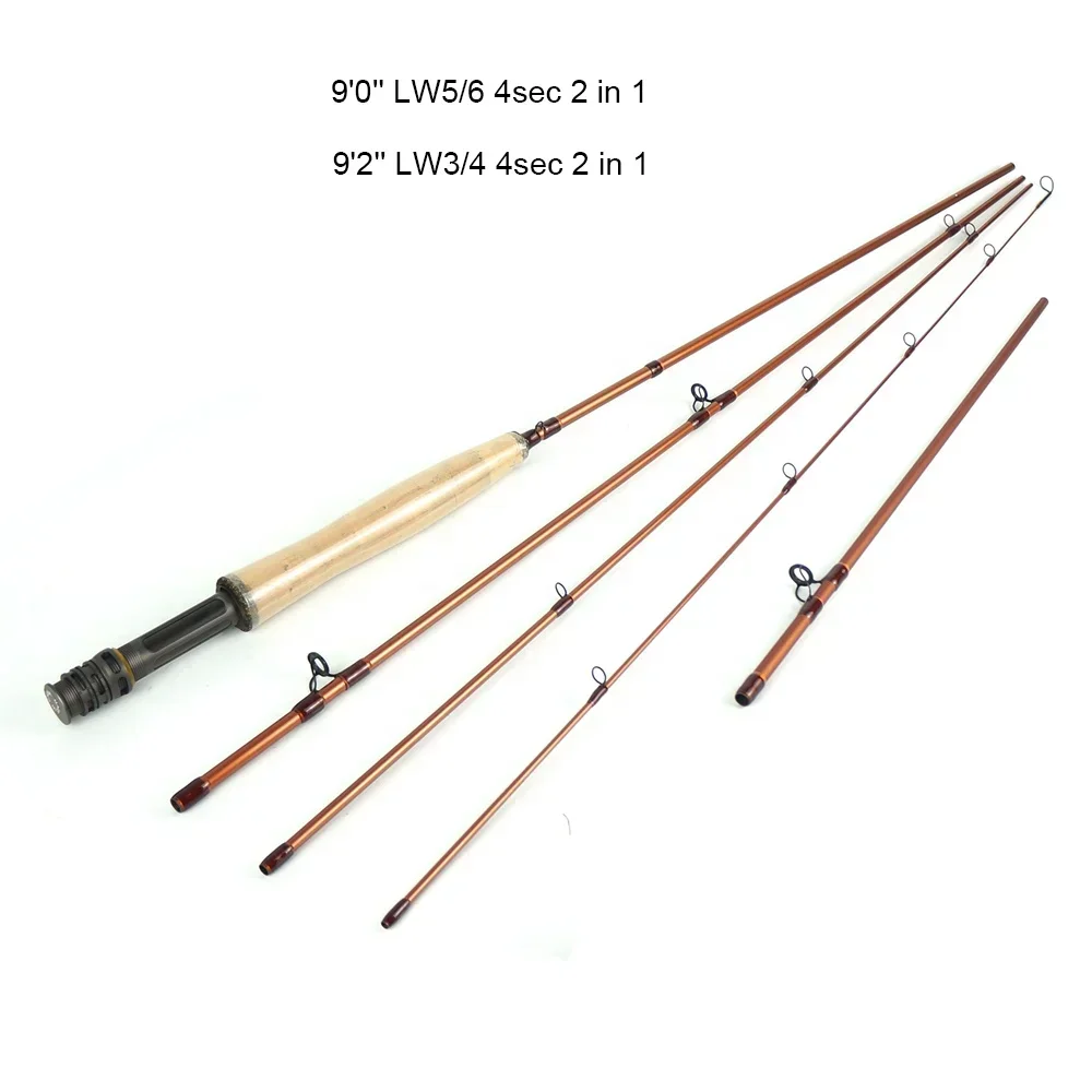 IM12 nano carbon fly fishing rod wth 2 different lengths trout and nymph fly rod (B02)