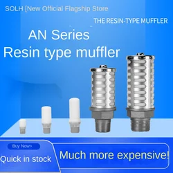 Pneumatic solenoid muffler Exhaust plastic AN1001/20-02 Resin type 1/2/3/4/6 minute 1 inch