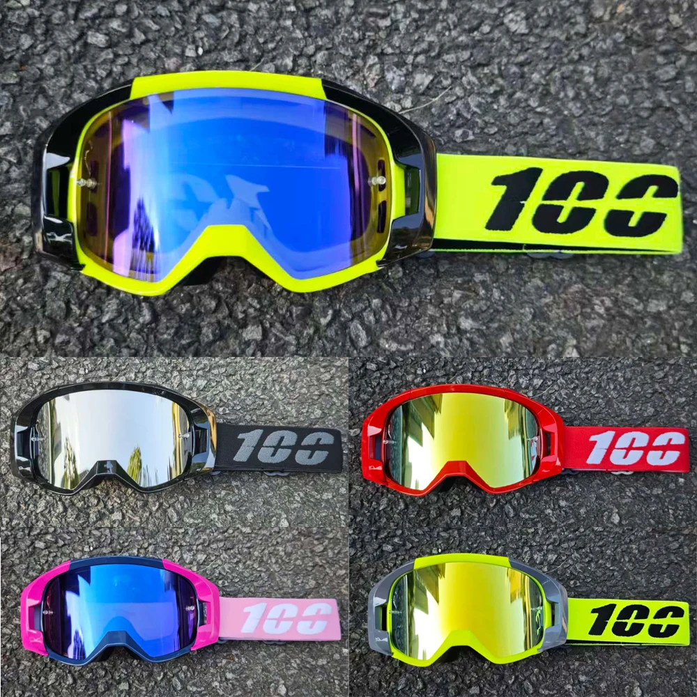 

Fashion 100 Breathable Off Road Glasses MTB Bike Accessories HD Lenses Windproof Men Women Motocross Activities