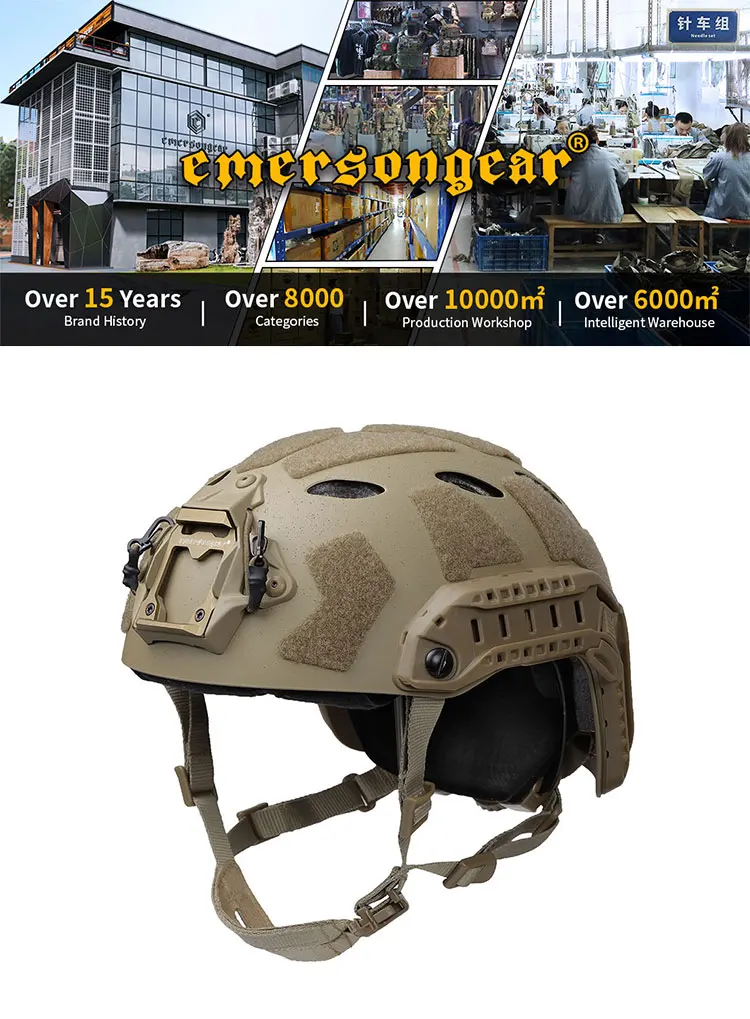 Emersongear Fast SF Ultra High Cut Taktischer Helm für Trainingskopf, schützender ABS-Schutz, Airsoft, Jagd, Radfahren, Kopfbedeckung – Detail 2