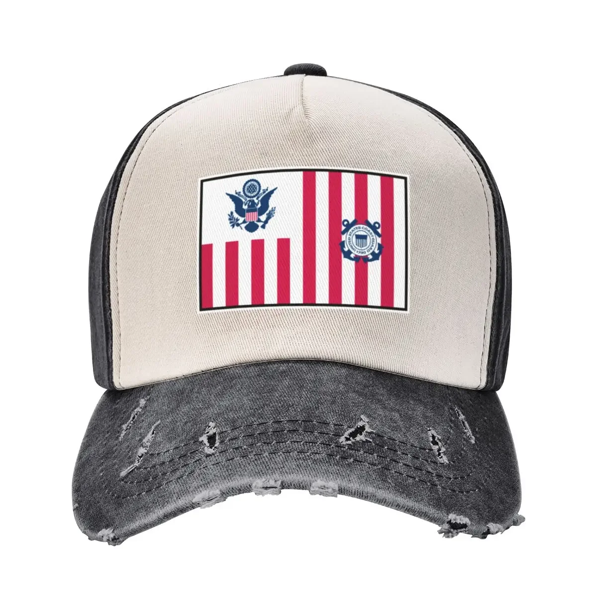

UNITED STATES US COAST GUARD ENSIGN Baseball Cap western Hat birthday custom Hat Fishing cap Men's Women's