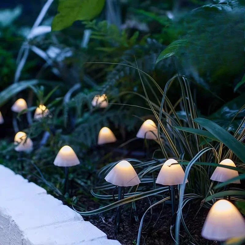 Solar Mushroom Light Outdoor Garden Light Villa Landscape Garden Atmosphere Decorative Outdoor Park Lawn