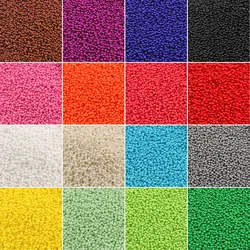 2000Pcs/Bag 2mm Glass Seed Beads Uniform Round Spacer Loose Beads For Jewelry Making DIY Bracelet Necklace Earrings Accessories