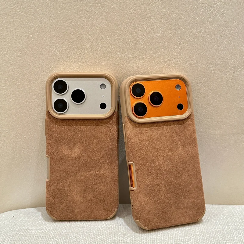 

TPULarge-pore velvet soft shell is suitable foriphone11Fashionable and simple mobile phone case, a popular item16proMobile Phone