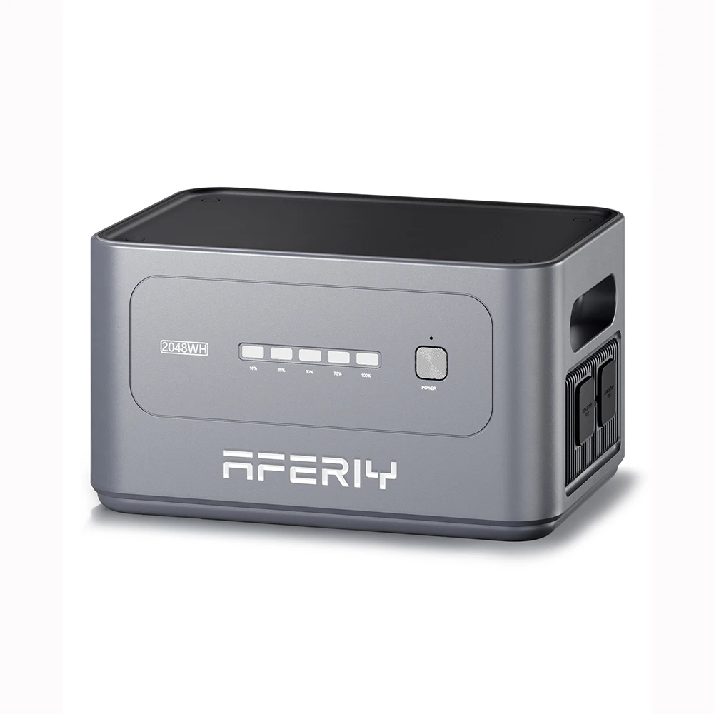 Estação de Energia Portátil AF-P280-B com Armazenamento para Camping, Gerador Portátil de 4x 2048Wh, Geradores Externos, Estação de Energia Solar