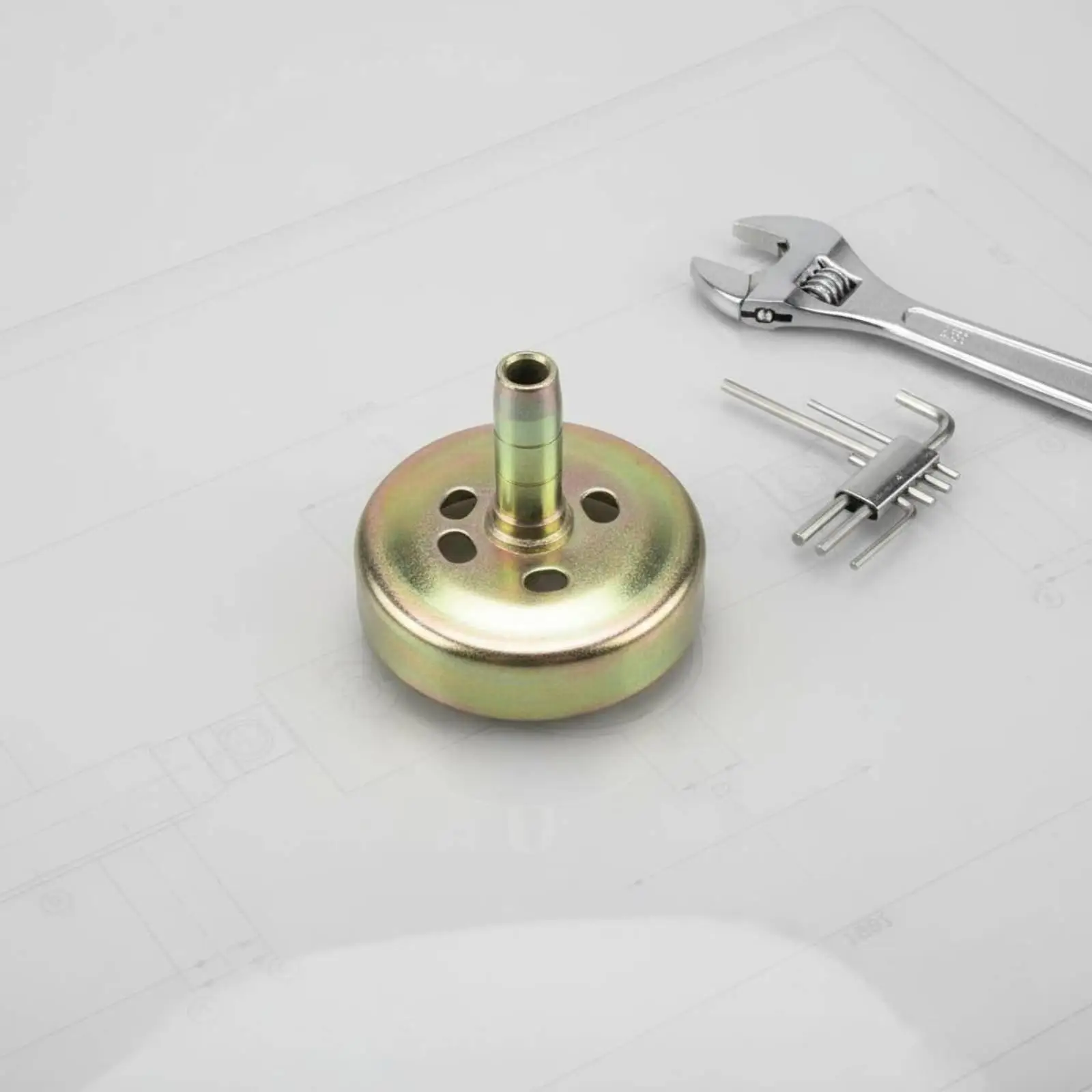 9 Tooth Lawn Mower Clutch Assembly for Brush Cutter Weeder Trimmer Metal Side Mount