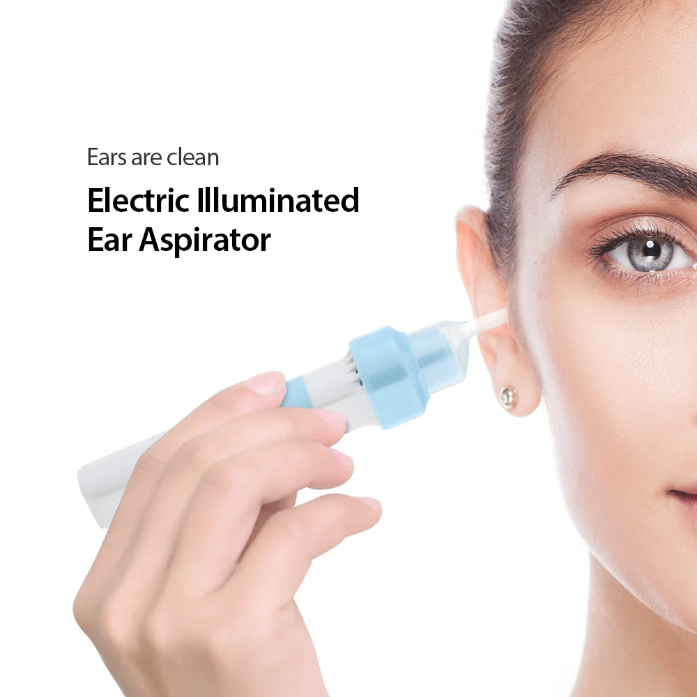 Ear Aspirator Soft Head Ear Cleaner Earpick Earwax Cleaning Ear Suction Removal Ear Pick