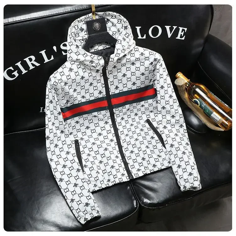 Men's Spring and Autumn Coat Spiritual Youth Internet Celebrity Same Style Casual Coat Trendy Brand Trendy jacket