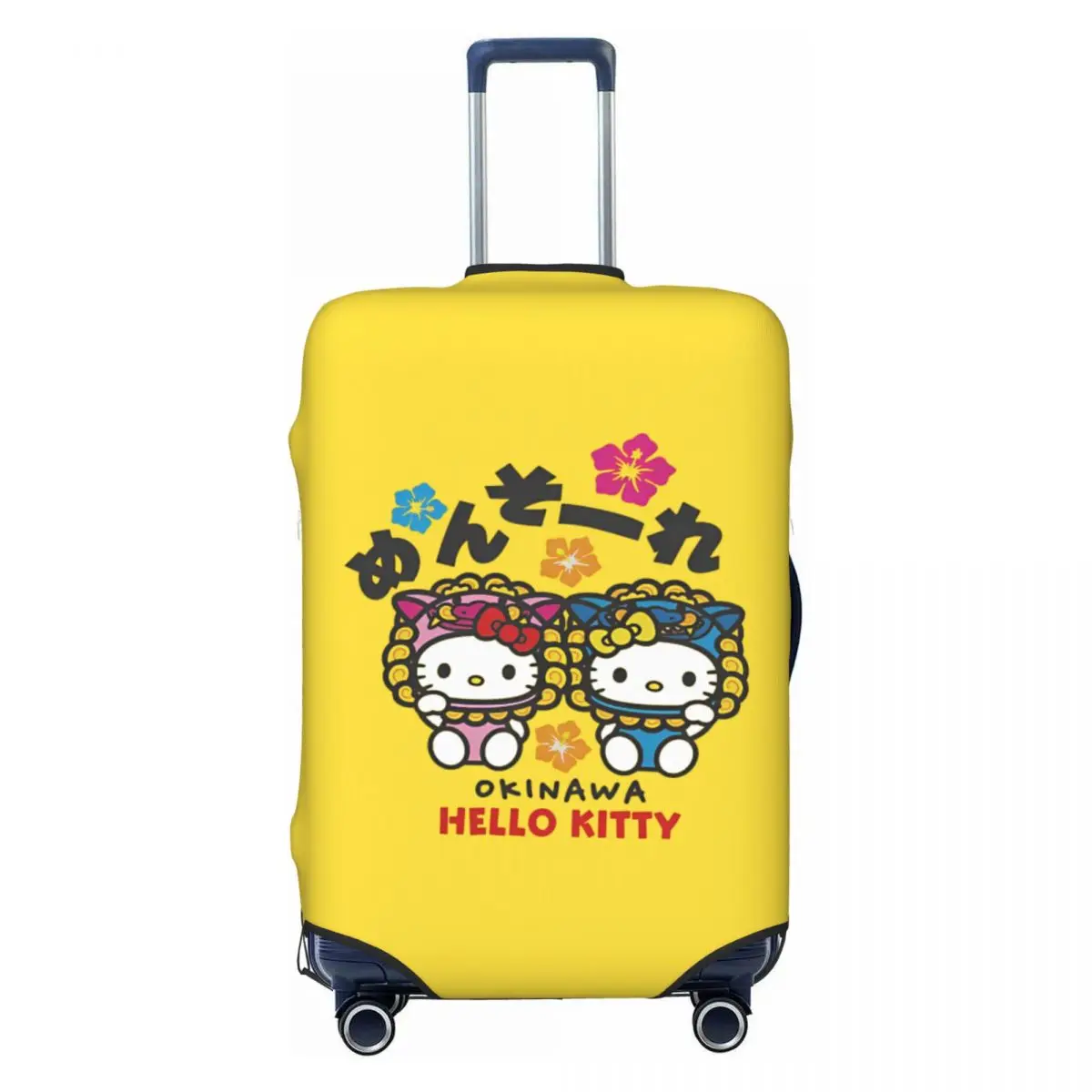 

Hello Kitty Shisa Suitcase Cover Elastic Cruise Trip Protector Luggage Case Holiday
