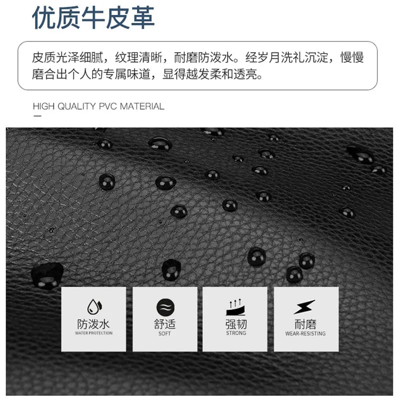 Genuine Messenger Bag Men Leather Man Bags Waterproof Multifunctional High-end Conference Bag Document Handbag Men's Business