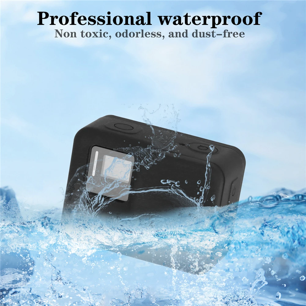 Casing pelindung kamera Insta360 Ace, sarung pelindung silikon anti syok anti gores dengan tutup lensa untuk Insta360 Ace