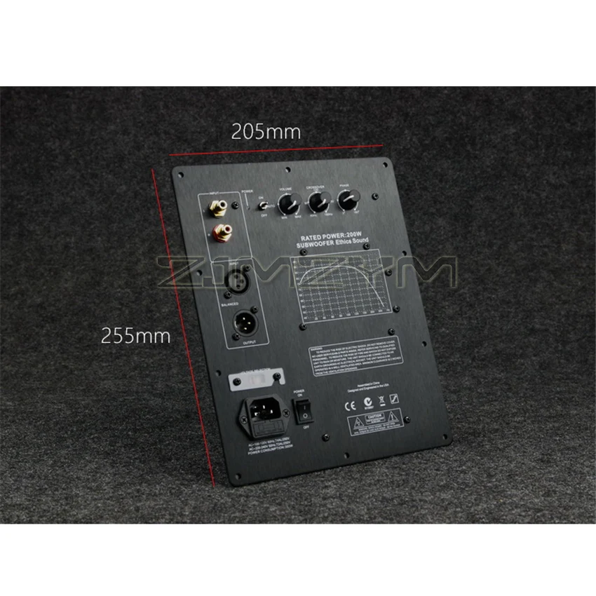 RF-200 서브우퍼 앰프 보드 시네마 페버 고출력 일체형 직접 삽입 패치 공정 음질 120-240VAC