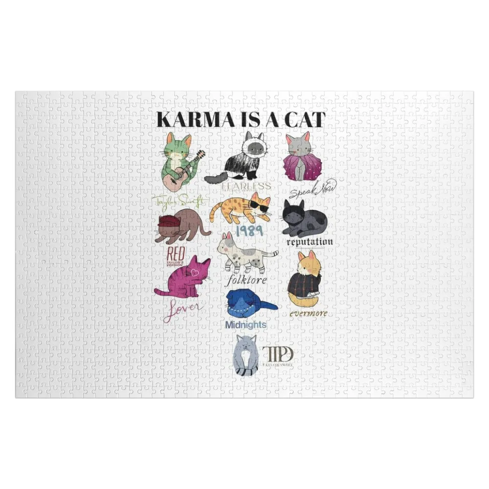 

Swiftie Midnights Tee Jigsaw Puzzle Custom Gift Customizeds For Kids Personalized Child Gift Puzzle