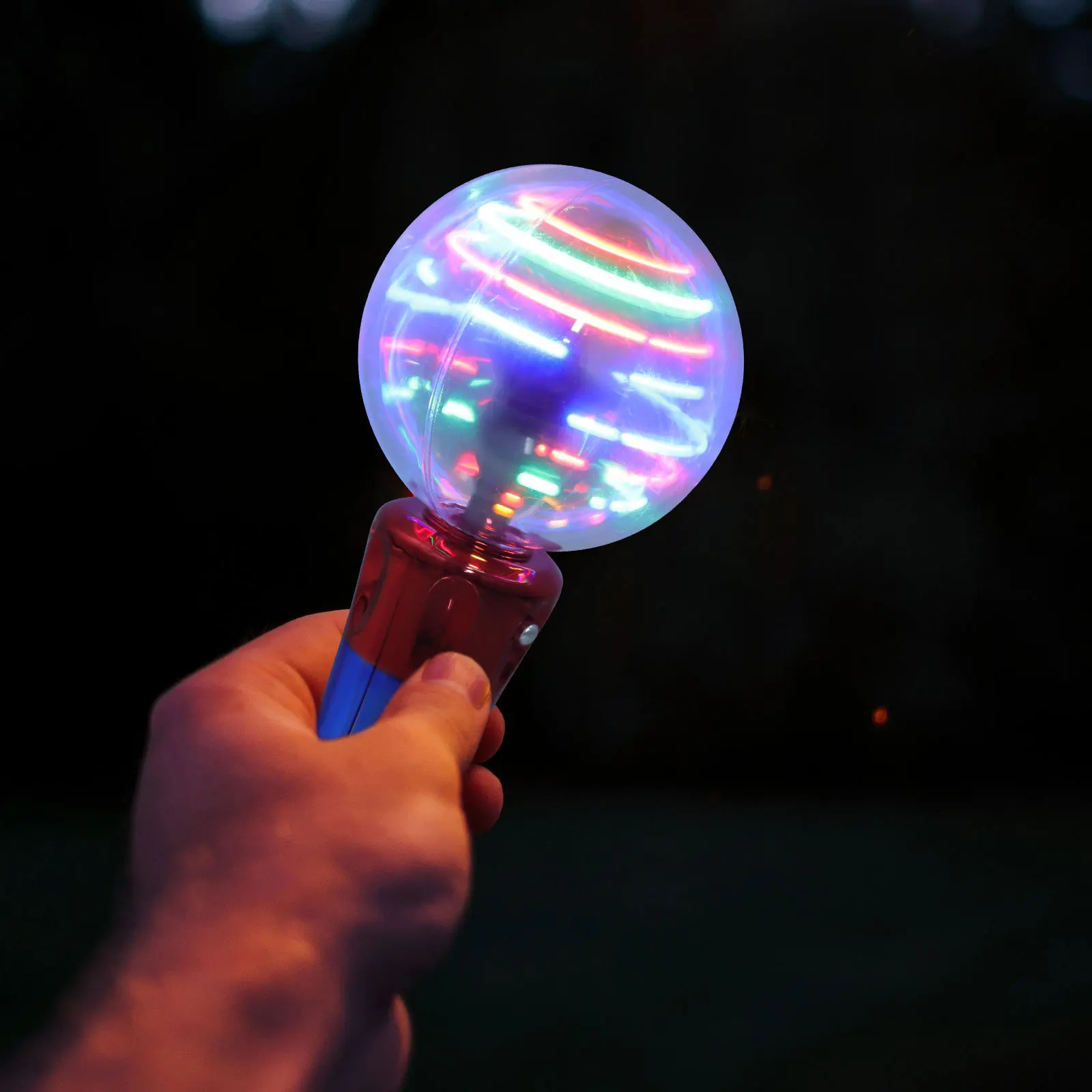 

1pc Light Up Flashing Led Star Glow Wand Colorful Night Light For Party Bar Concert Decor Glitter Sticks Party Supply