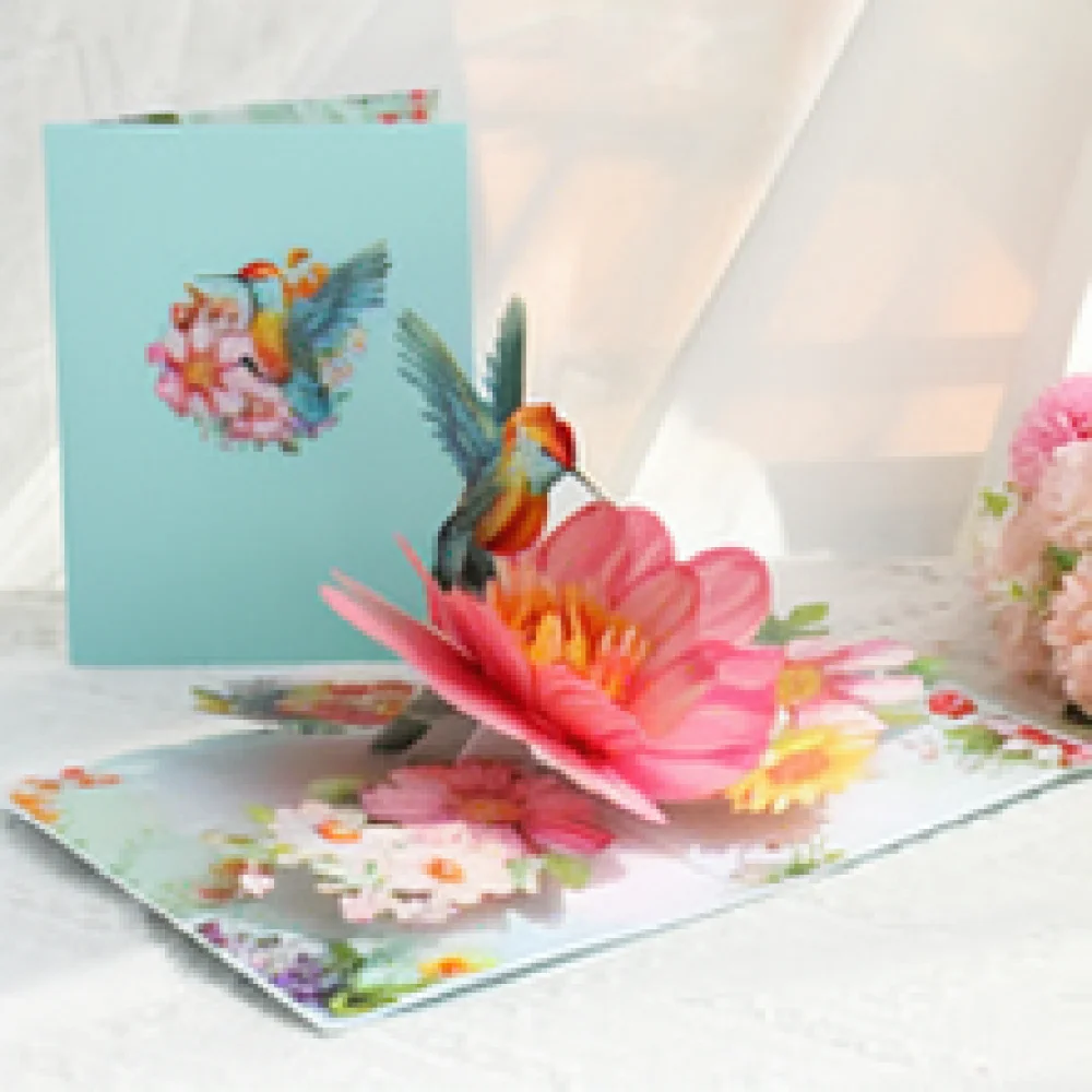 3D Pop Up Christmas Wreath Card Paper Art For For Unigift Holiday Celebration Gift Blessing Stationery Message Card