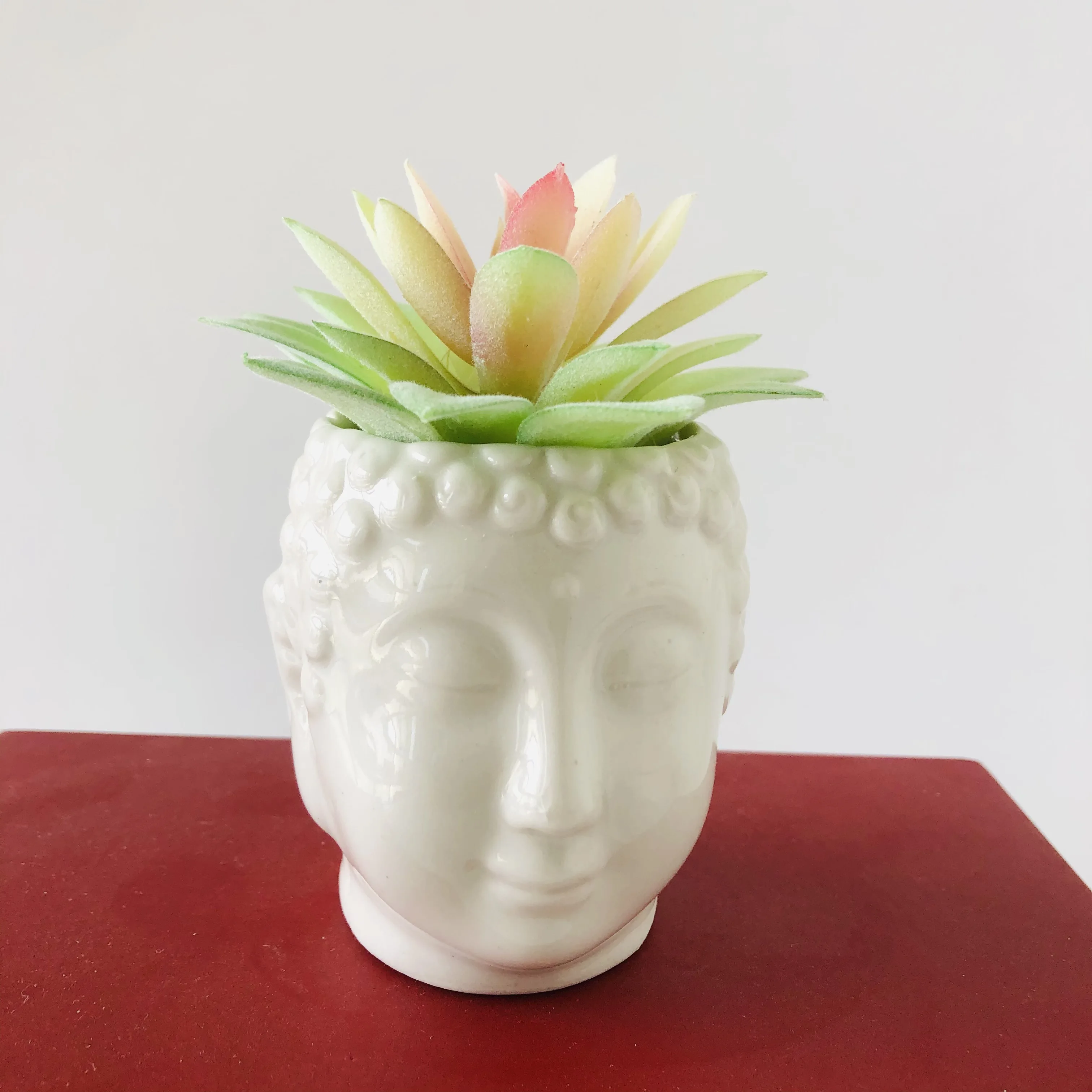 Buddha Head Planter Mould, DIY Candle Holder, Cement Plaster Clay Flower Pot, Silicone Molds, Home Decoration Craft, Resin Tool