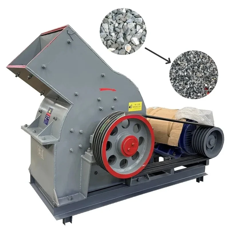 Pc-0*0 Construction Waste Hammer Crusher Concrete Aerated Brick Sand Making hine