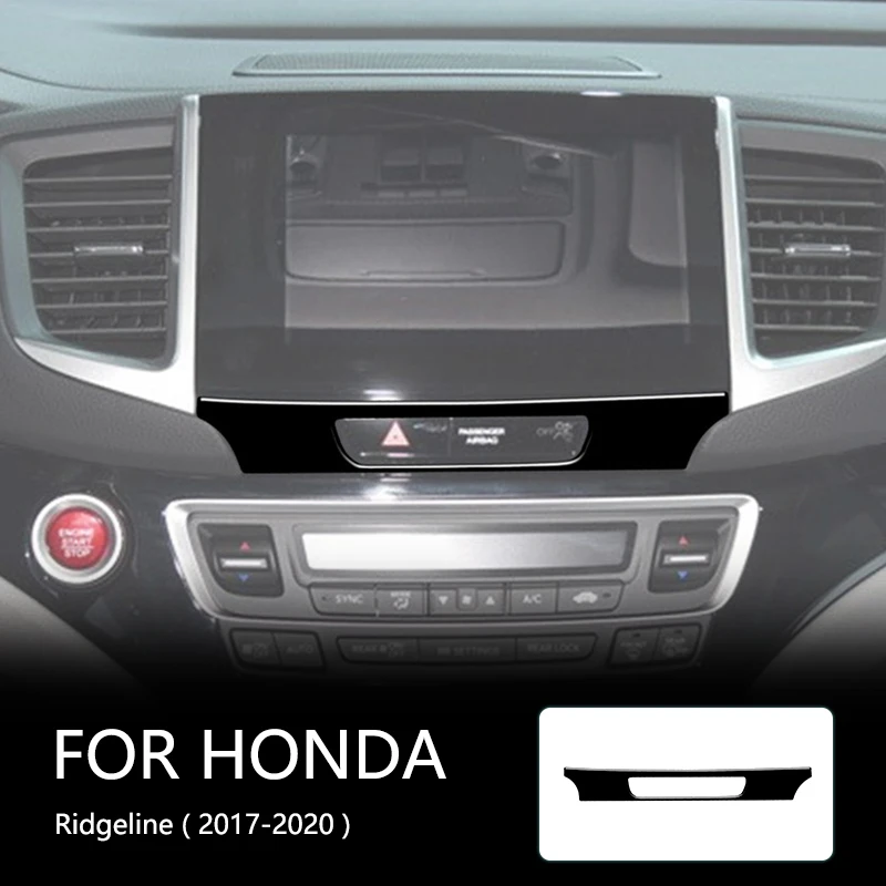 

Emergency Button Upper Frame Brand New ABS Gloss Black Stickers For Honda Ridgeline 2017-2020 Car Interior Accessories